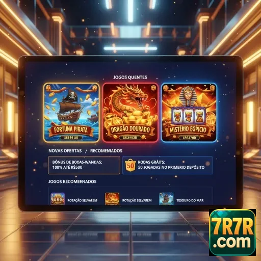 Ilustração de Explore os Jogos VIP no 7r7r com Experiência Excepcional